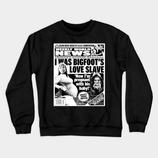 Weekly World NEWS Crewneck Sweatshirt by CosmicAngerDesign